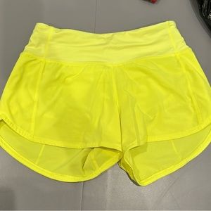 Speed up low rise Lululemon shorts